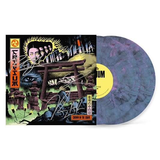 Crown In The Grave (Signed Blue & Pink Agony Vinyl)